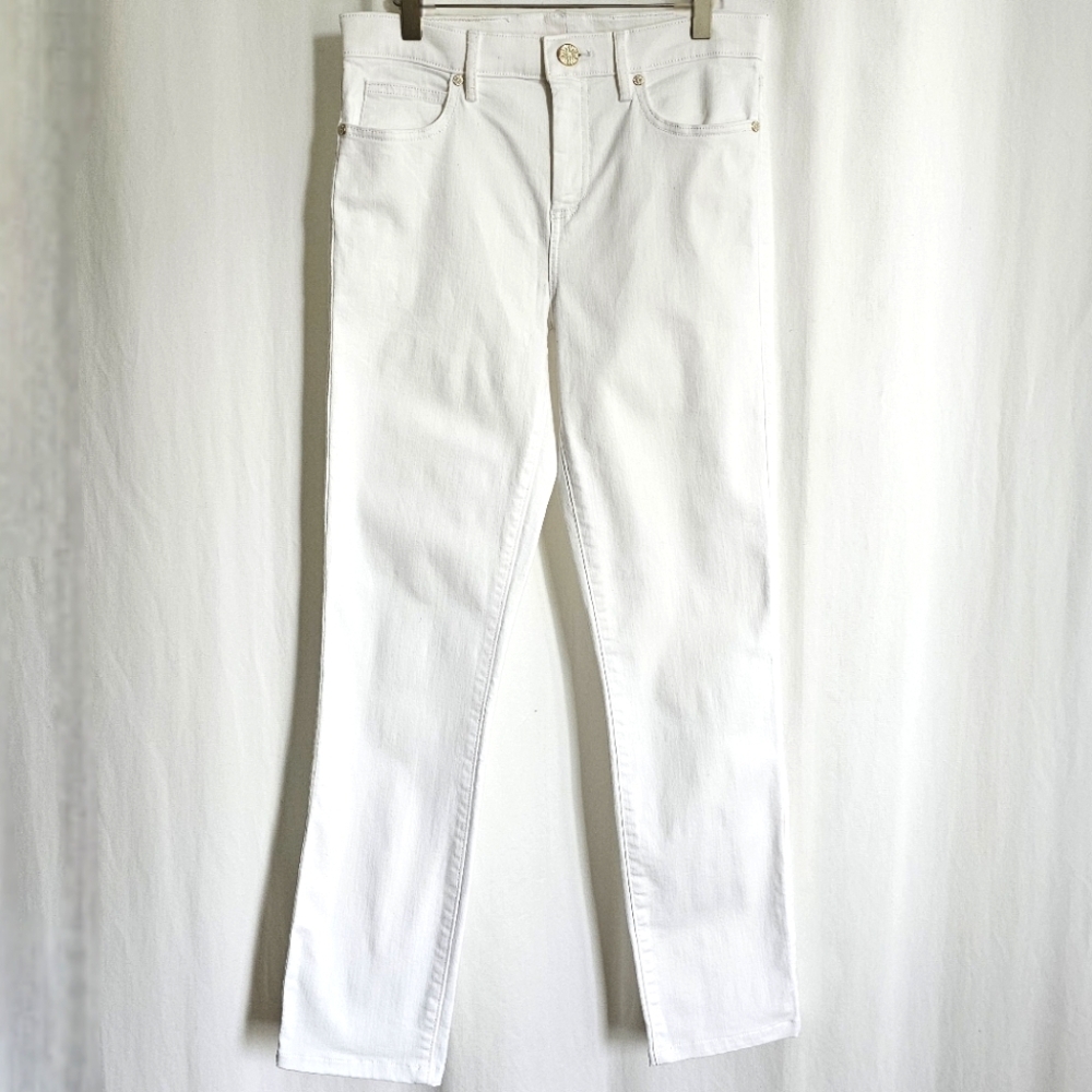 Lilly Pulitzer South Ocean High-Rise Skinny Jeans Resort White